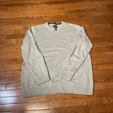 Eddie Bauer Men’s TXL / GXG Gray Sweater 100% Cotton