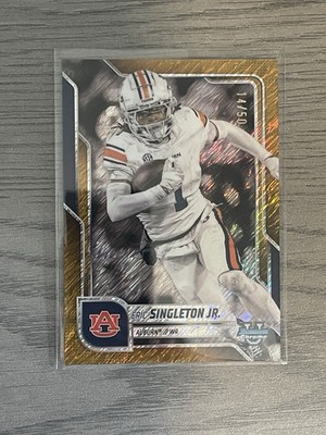 2025 Eric Singleton Jr. Bowman Chrome U University Gold Shimmer /50 Auburn