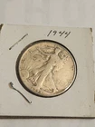1944 Walking Liberty Half Dollar 50c Coin Free Shipping
