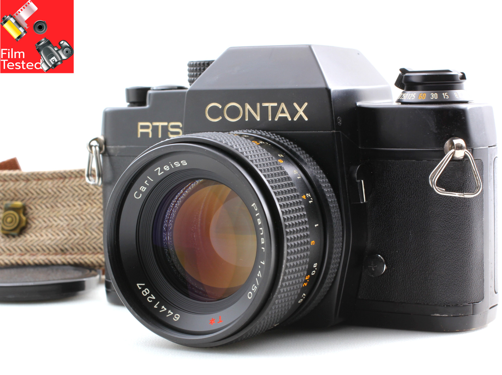 Contax RTS SLR Film Camera Body Planar 50mm F1.4 AEJ Tested JAPAN [Near MINT-]