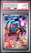 2025 Pokémon SVP - Team Rockets Woingenau #203 deutsch - PSA 10