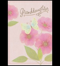 Granddaughter Wishing Day Filled Bright Beautiful Happy Birthday - Hallmark Card