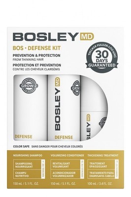 Bosley MD Defense Color Safe Starter Kit - Shampoo Conditioner and Thickening...
