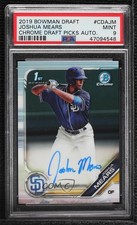 2019 Bowman Draft Chrome Pick Joshua Mears #CDA-JM PSA 9 MINT Auto 10m3