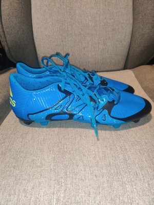 adidas X 15.3 FG/AG Soccer Cleats Solar Blue Size 11.5