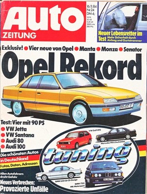 Auto Zeitung - 11/1984 - BMW 635 CI - VW Golf ATG - Mercedes 190 Duchatelet