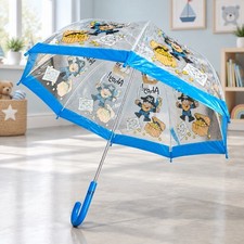 Transparenter Kinder-Regenschirm Pirat "Ahoy!" Bugzz (65 cm)
