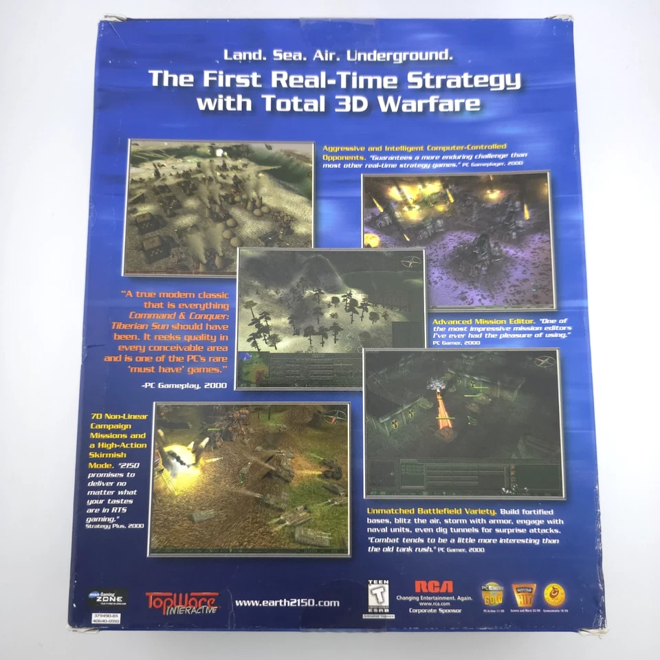 Earth 2150, 2000, Big Box, New & Sealed - Image 3 of 4