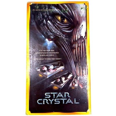 Star Crystal VHS 1990 Star Maker Sci-Fi Horror Alien Tested Works