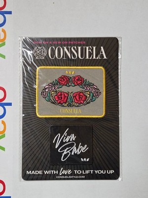 Consuela Iron On Sew On Patches