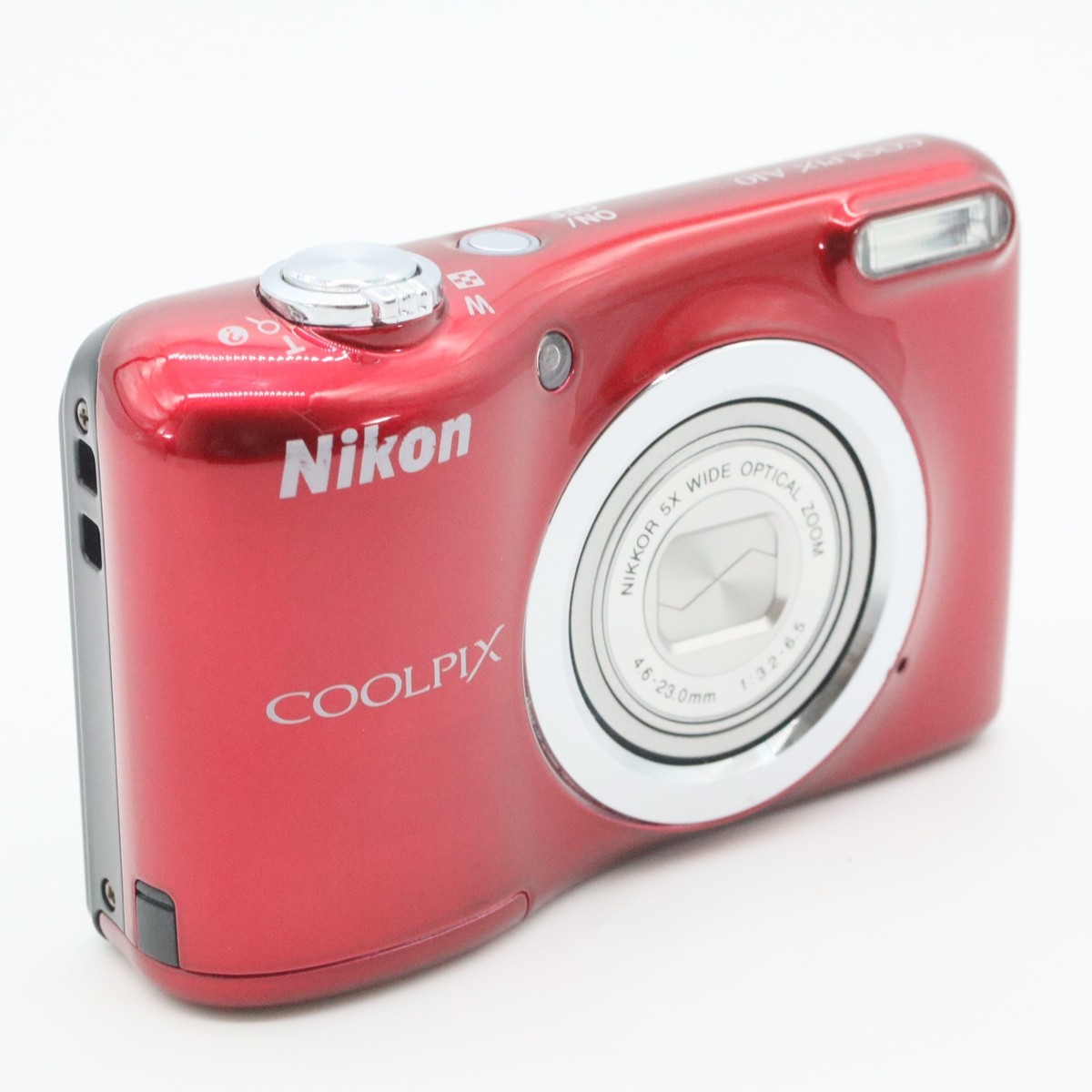 【未使用】Nikon COOLPIX A10 RED N-mint]Nikon COOLPIX A10 Red 16.1MP 5x Zoom Compact Digital Camera