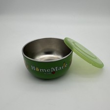 Fresh Baby So Easy Baby Food Bowl with Lid - Green - Stainless Steel - Organic
