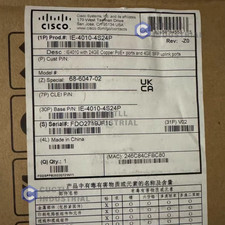 Brand New Cisco IE-4010-4S24P Managed Industrial Ethernet Switch Free Ship