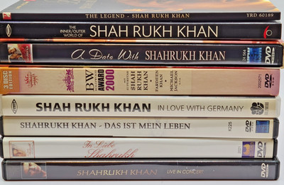 Bollywood Shahrukh Khan Musikclips zu  Filmen u Interviews zur Auswahl