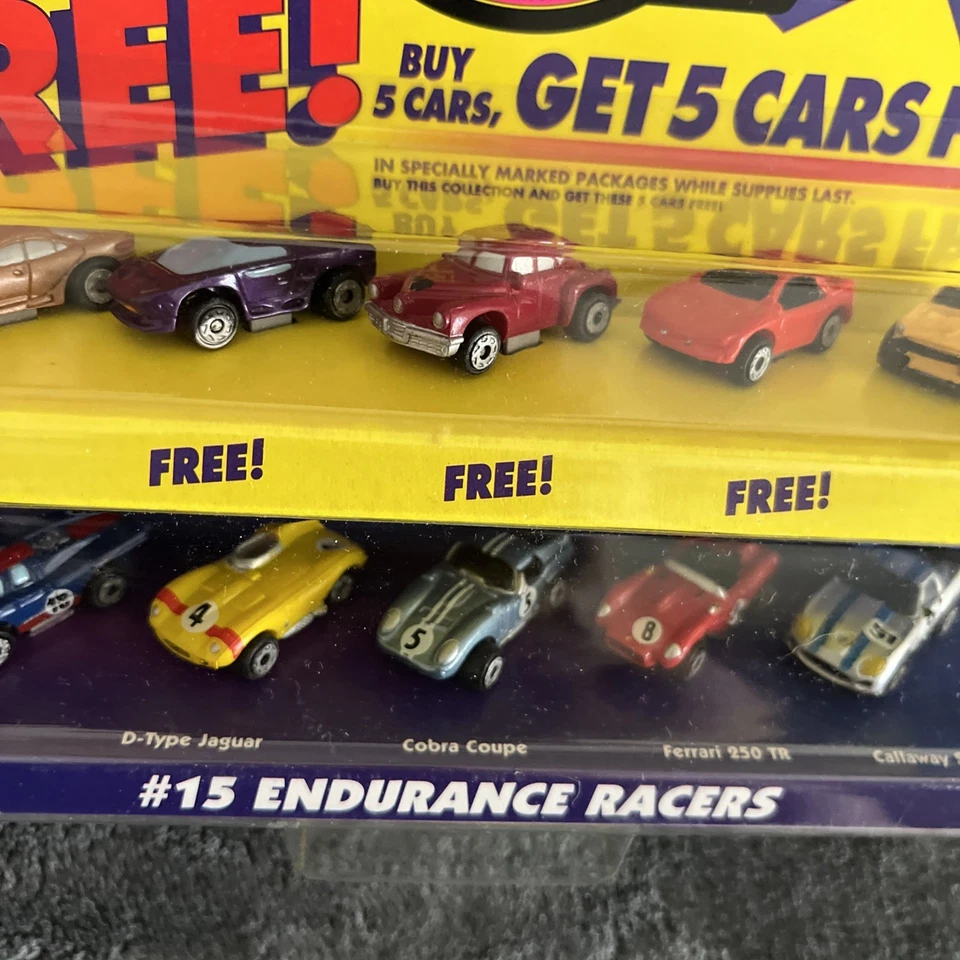 Vtg 1996 Micro Machines #15 Endurance Racers Cars NEW SEALED MOC FREE S&H - Image 4 of 4