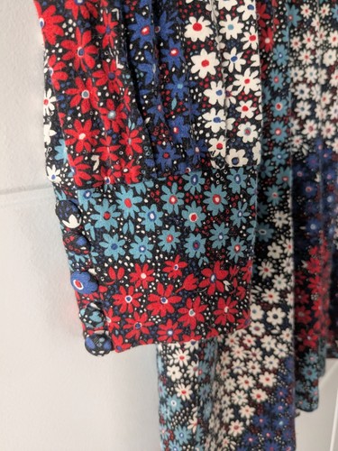 Celia Birtwell For Topshop Size 10 Floral Open Back Summer Dress - Picture 5 of 12
