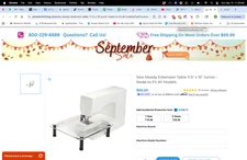 Baby Lock Brilliant BL2202B Extension Table