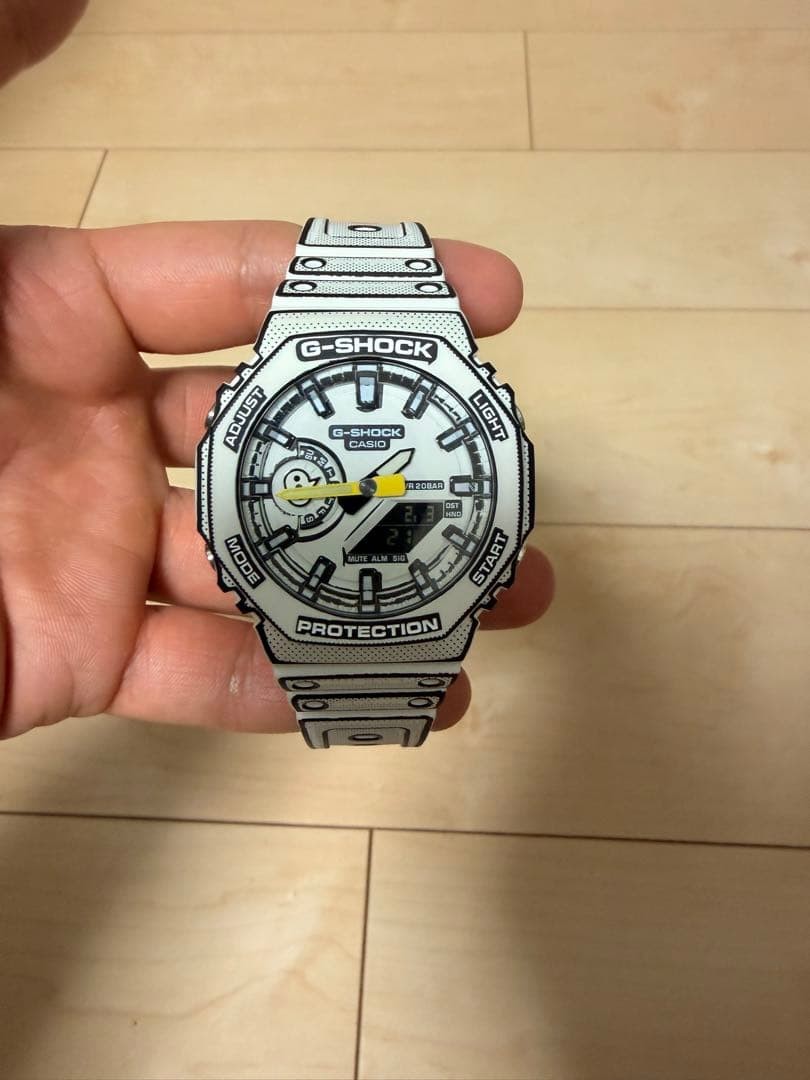 Casio G-Shock GA-2100MNG-7AJR Manga Theme Series White Men's
