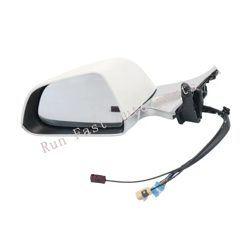 Fits Tesla Model 3 2017-2023 White Left Driver Side Mirror Heated Power Fold