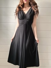 Y2K Cocktail Chiffon Evening Dress Jessica Howard Little Black Dress