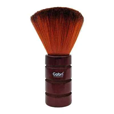 Gabri - Barber Neck Brush Red Bristles Cherry Wood Handle 15cm