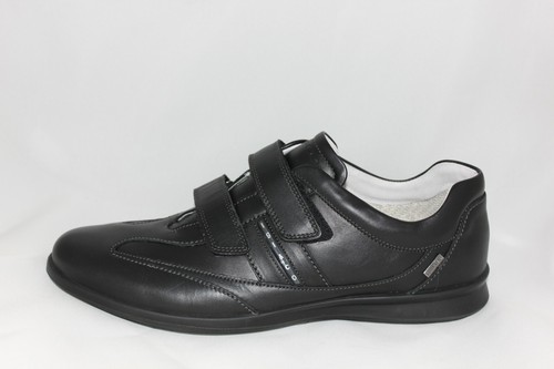 IGI\u0026CO GORETEX scarpa sneakers pelle nero strappo cameriere comoda 46 saldi  | eBay