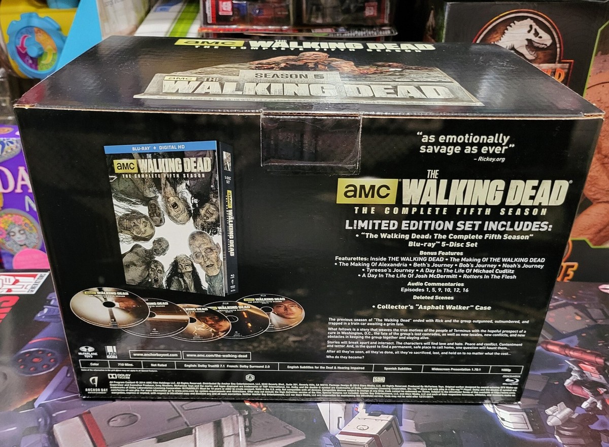 The Walking Dead 5th Season Bluray Limited Edition Box Set