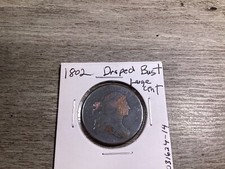 1802 Draped Bust Large Cent with Stems US Copper Cent 031624 14ek