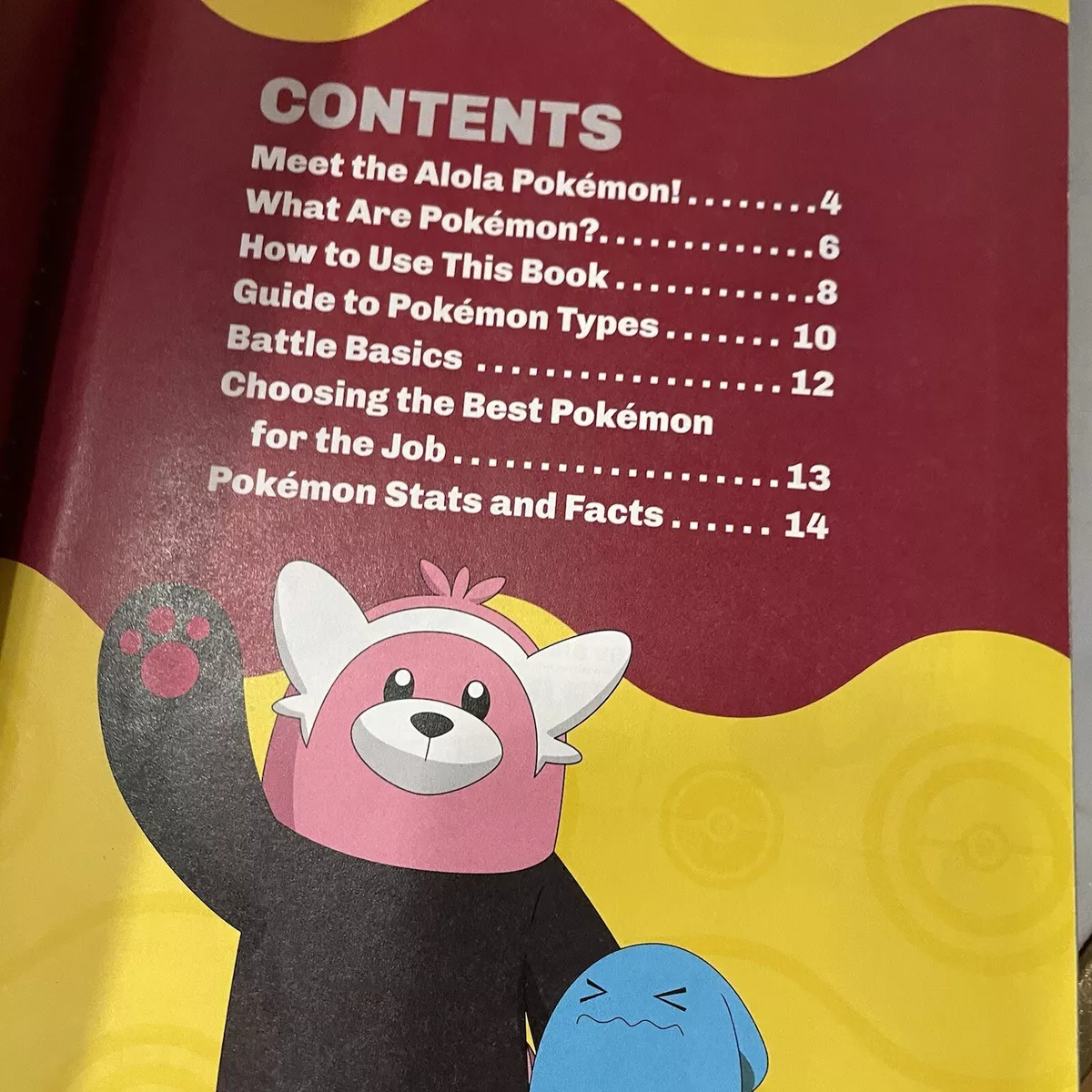 POKEMON Alola Region Handbook Stats & Facts Paperback Book