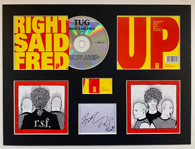 RIGHT SAID FRED - Signed Autographed - UP - Album Display Deluxe