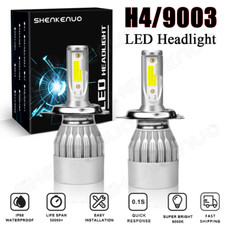 For Honda CR-V 1997-2004 2007-2014 H4 LED Headlights High/Low Beam White 2Pcs