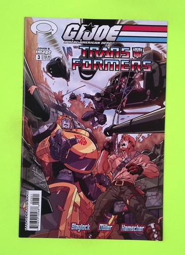 G.I. Joe vs. the Transformers #3b Vol. 1 2003 Image Comics Variant 7.0 G23-189