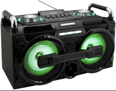 Magnavox MM438 Portable Micro Music System With Color Changing for