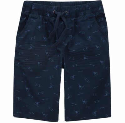 YIGGA Boys Bermuda Shorts Short Pants with Skater Motifs Cotton 134 140 152