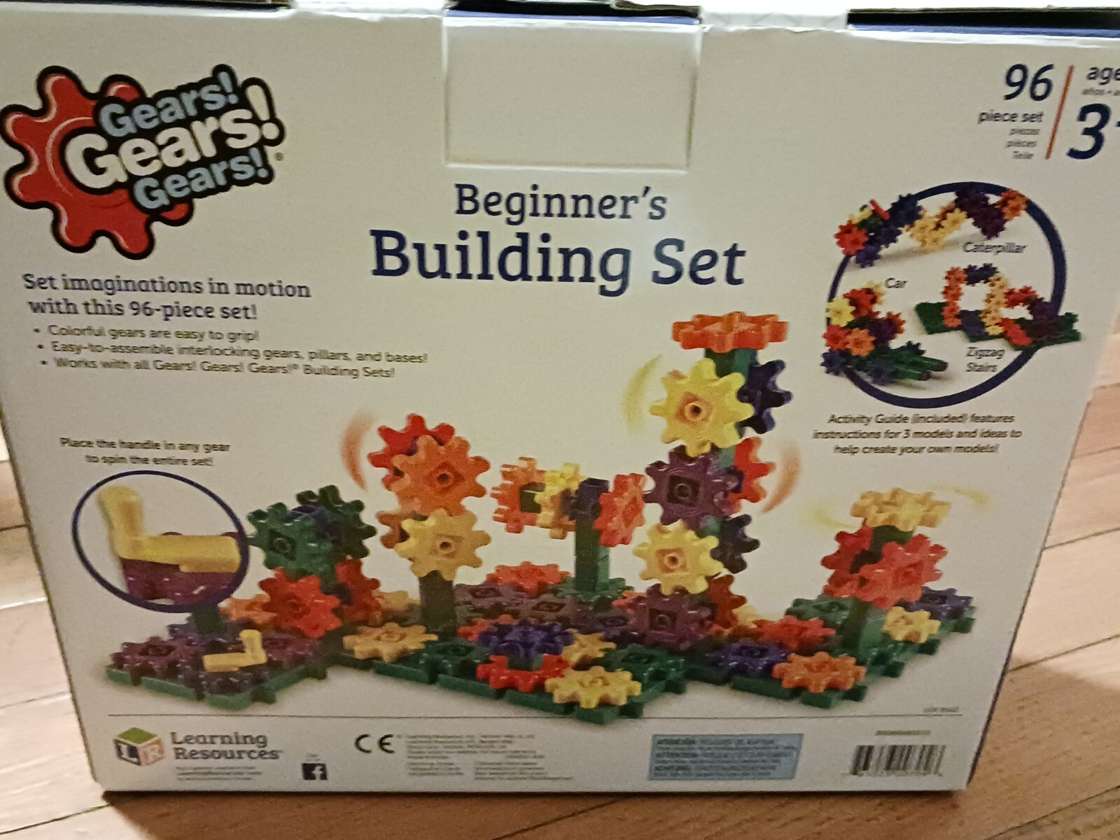 Learning Resources Beginners Gears! 96 pieces kids age 3 and up