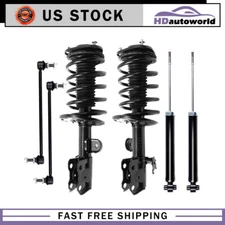 Front Struts Rear Shock Absorbers Sway Bar Links Kit for 2010-2015 Toyota Prius