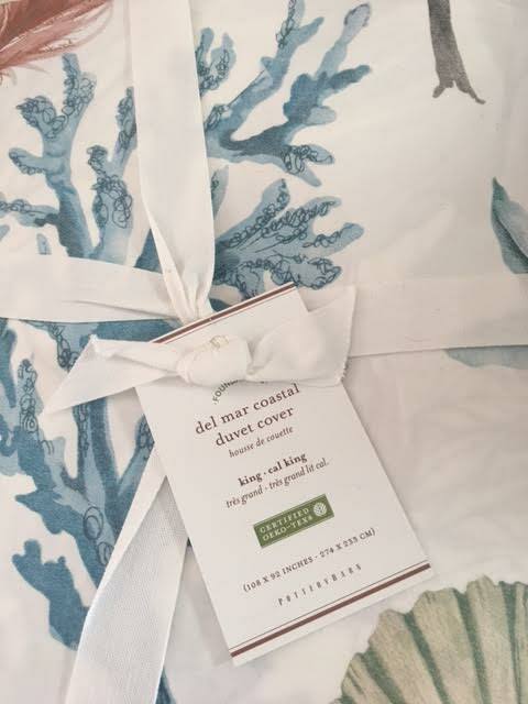 Pottery Barn Honeycomb White Duvet Cover King Cal King 3420 For