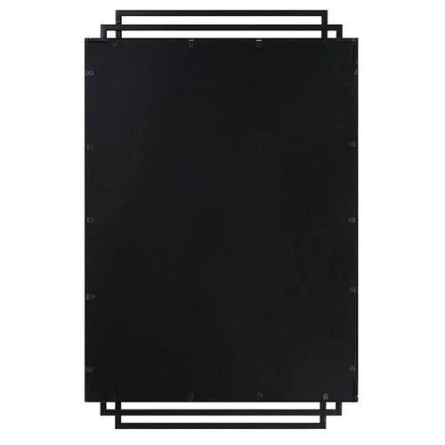 Uttermost Amherst Contemporary Iron and MDF Mirror in Matte Black - Picture 4 of 8
