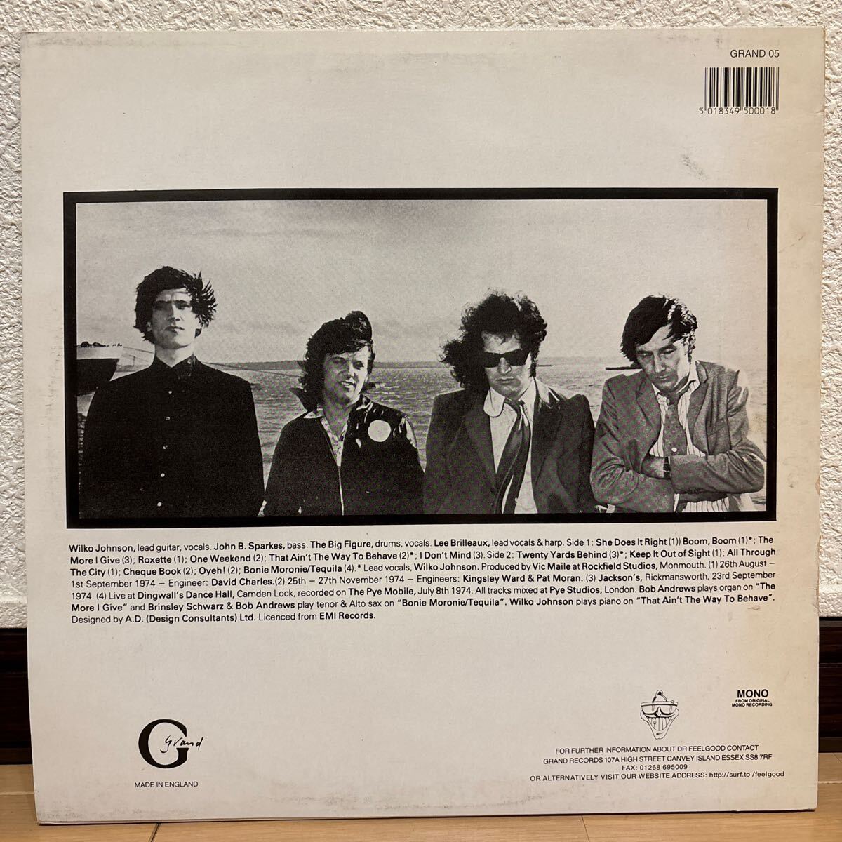UK盤 Dr. Feelgood Down By The Jetty レコード Amazon.co.jp: Down By The Jetty: ミュージック