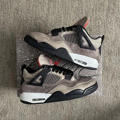 jordan 4 taupe haze cracked leather removed