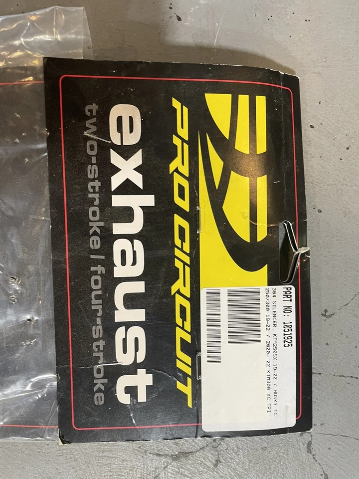 NUEVO Silenciador de sonido de fábrica Pro Circuit - 1051925 - 304. Husky / KTM 250-300cc. Foto 4 de 4