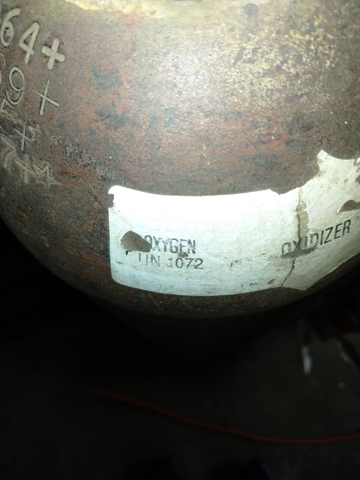 VINTAGE BURDETT BURCO 244 cu/ft Type "K" EMPTY Oxygen Welding Gas