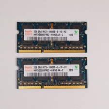 Hynix 2x2GB SO-DIMM Laptop RAM Memory 2Rx8 PC3-10600S-9-10-F2
