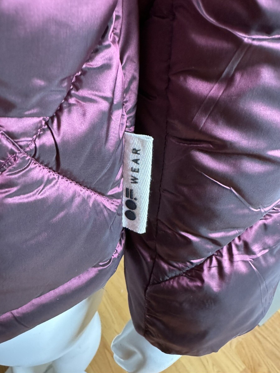 OOF Wear Plum Purple Oversized Padded Puffer Jacket 9000