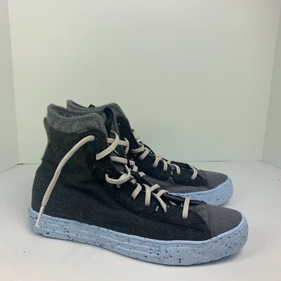  Converse Mens CTAS Crater Hi Canvas Renew 169418C Black/Dark Grey/Light Grey