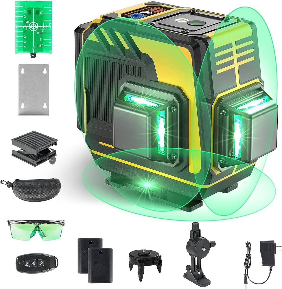 Elikliv 3x360 Tile Laser Level for Precise Tiling and Wall Framing Elikliv 3x360 Tile Laser Level for Precise Tiling and Wall Framing