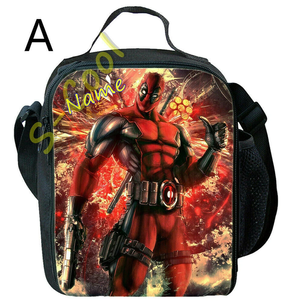 Hero Kids Lunch Bag, School Picnic Snack Travel Lunch Box