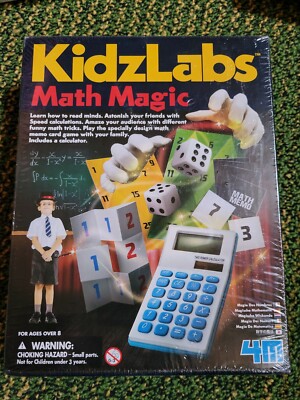 Math Magic Science Kit Kidz Labs Tricks Games Puzzle Educational Games New 