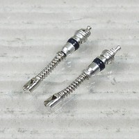 Ventileinsatz 2 StüCk FüR Av Ventil Autoventil Ca. 33 Mm Lang Silberfarben