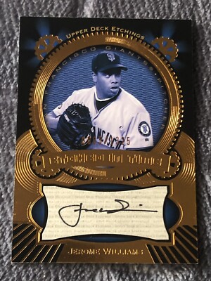 2004 Upper Deck Etchings Etched in Time Auto /1325 Jerome Williams #ET-JW Auto